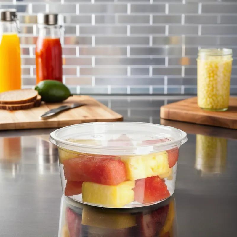 Deli Container Base 12 OZ PLA Clear Round 500/Case