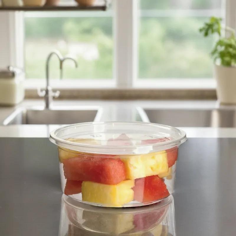 Deli Container Base 12 OZ PLA Clear Round 500/Case