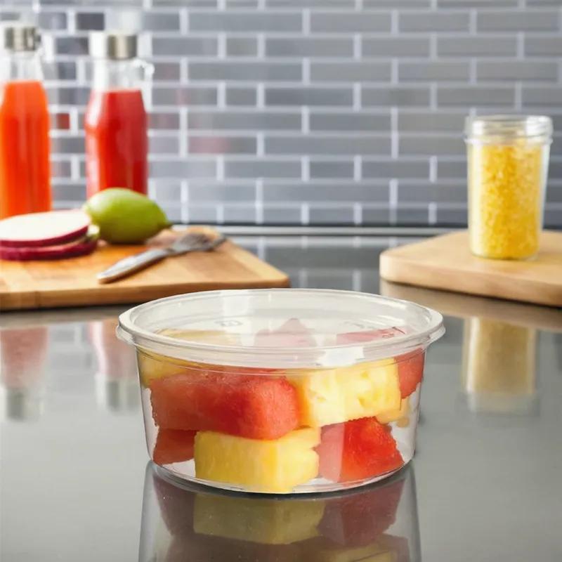 Deli Container Base 12 OZ PLA Clear Round 500/Case