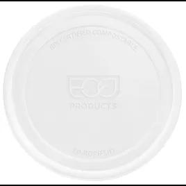 Lid Flat 5 IN PLA Clear Round For 8-32 OZ Deli Container 500/Case