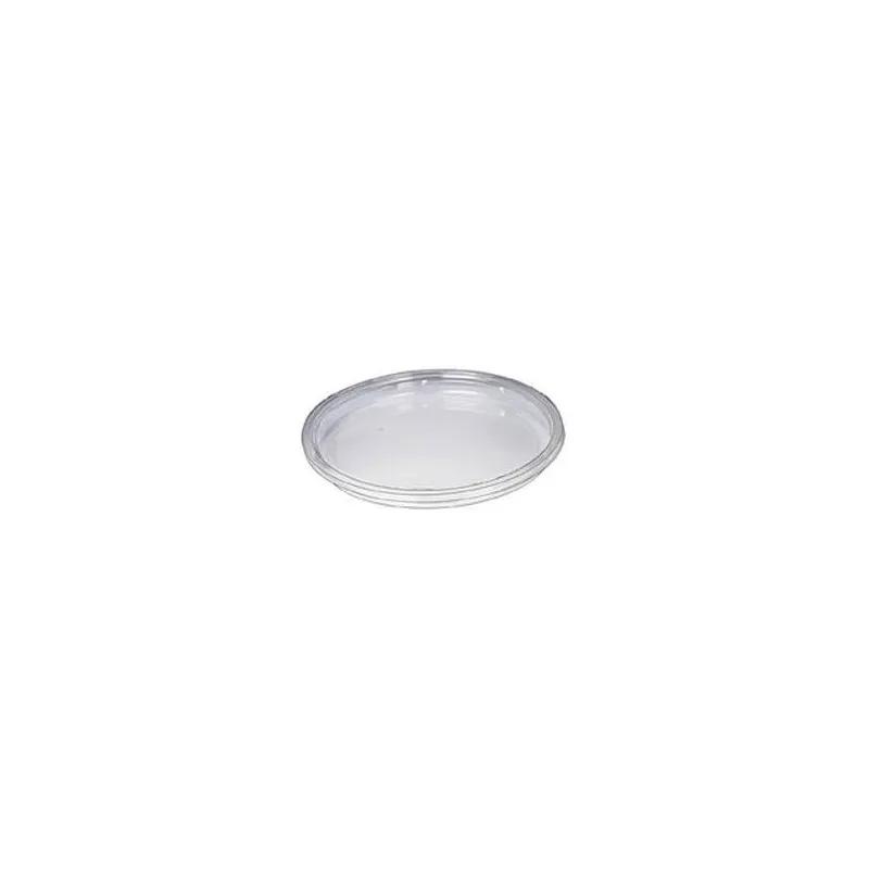 Lid Flat 5 IN PLA Clear Round For 8-32 OZ Deli Container 500/Case