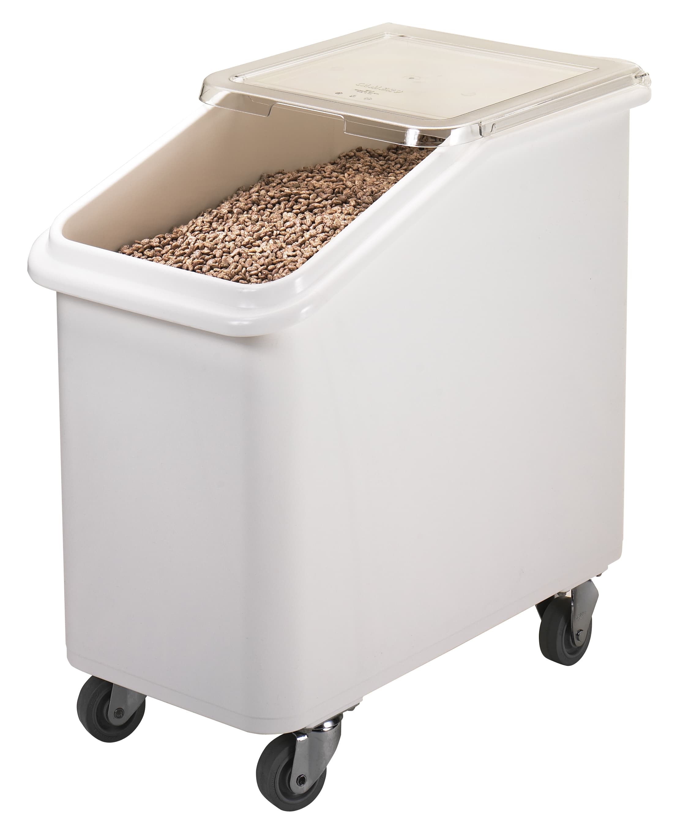 Ingredient Bin 27 GAL White Plastic Slant Top 1/Each