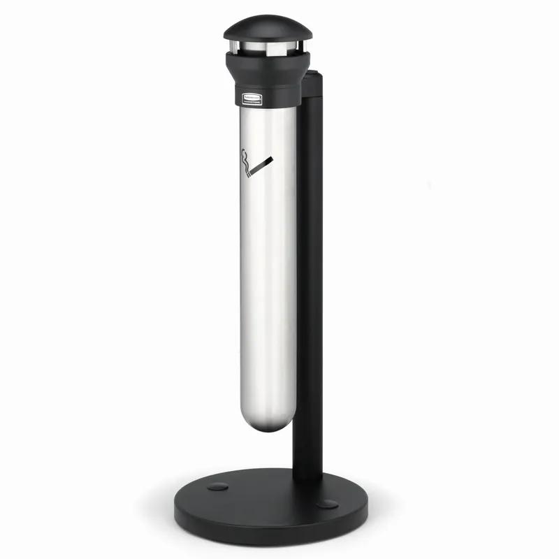 Infinity™ Smoking Receptacle 15.50X39.63 IN Black Stainless Metal Base Mount Cylindrical 1/Case