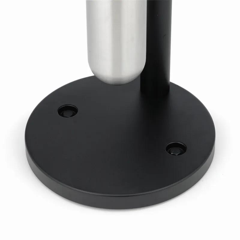Infinity™ Smoking Receptacle 15.50X39.63 IN Black Stainless Metal Base Mount Cylindrical 1/Case