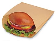 Bagcraft® EcoCraft® Sandwich Bag 6.5X0.75X6 IN Wax Coated Paper Kraft Grease Resistant 2000/Case