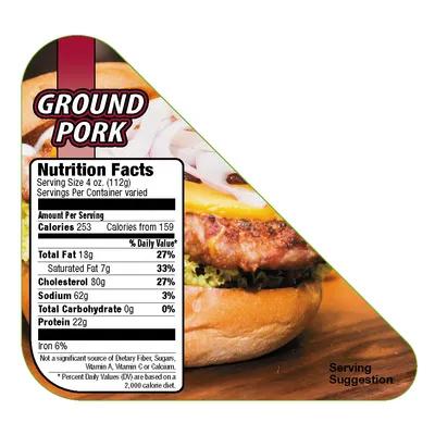 Corner Ground Pork Label 500/Roll