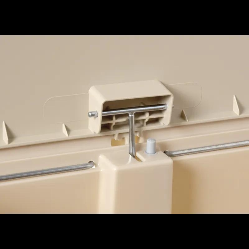 Slim Jim® Trash 1-Stream Trash Can 19.48X13.07X29.42 IN 13 GAL 52 QT Beige Rectangle Resin With Hinged Lid Step-On 1/Each