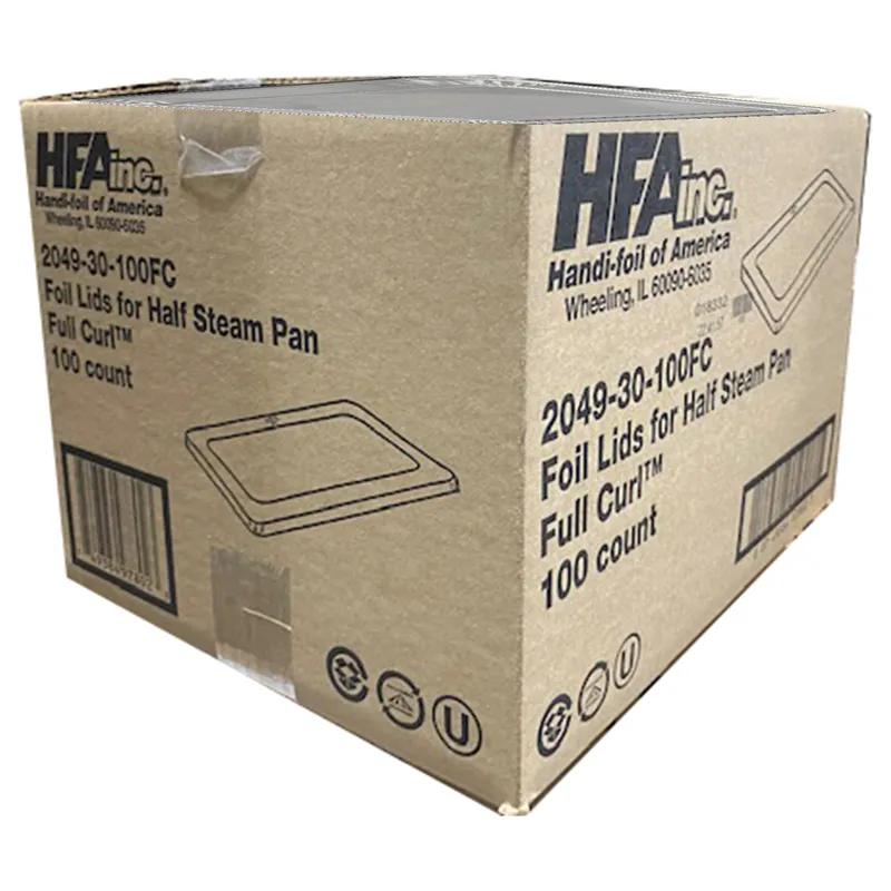 Lid Flat 1/2 Size Aluminum For Steam Table Pan 100/Case