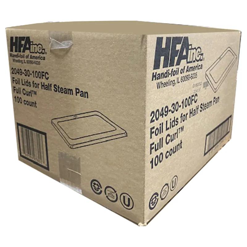 Lid Flat 1/2 Size Aluminum For Steam Table Pan 100/Case