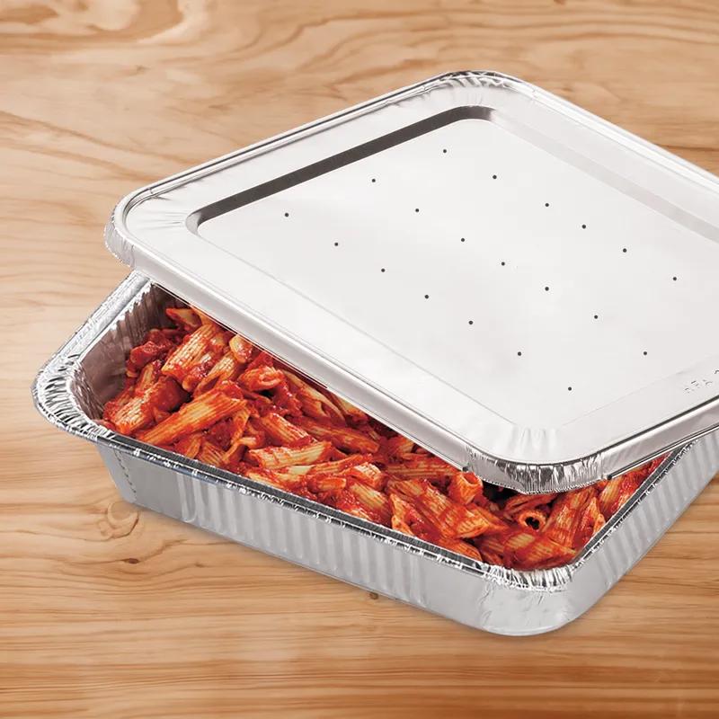 Lid Flat 1/2 Size Aluminum For Steam Table Pan 100/Case