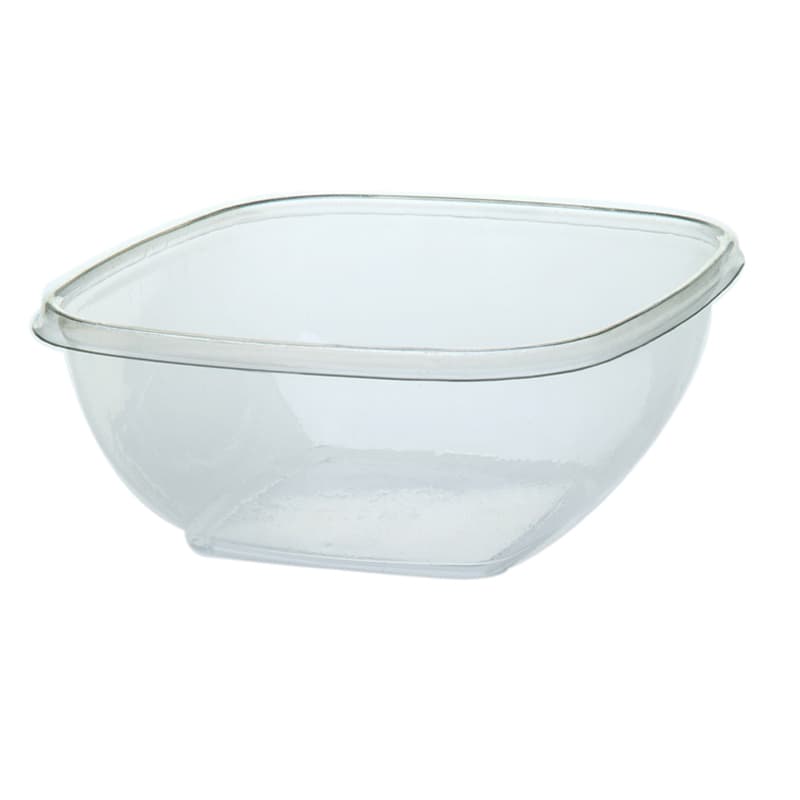 Bowl Small (SM) 12 OZ PET Clear Square 500/Case