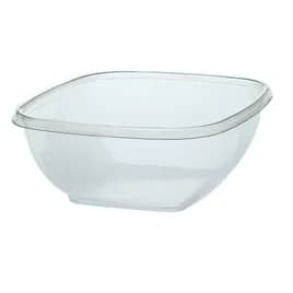 Bowl Small (SM) 12 OZ PET Clear Square 500/Case