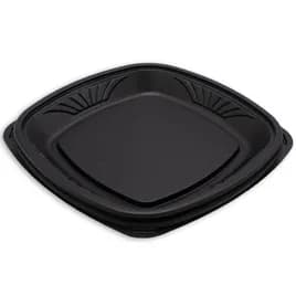 Forum® Plate 9X9 IN PS Black Square Shallow 300/Case