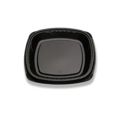 Forum® Plate 9X9 IN PS Black Square Shallow 300/Case