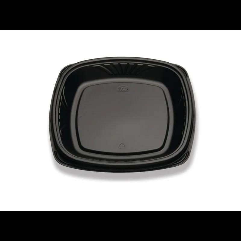 Forum® Plate 9X9 IN PS Black Square Shallow 300/Case