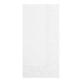 Dinner Napkins 17X17 IN White Regal Paper 3PLY 1/8 Fold Embossed 2000/Case