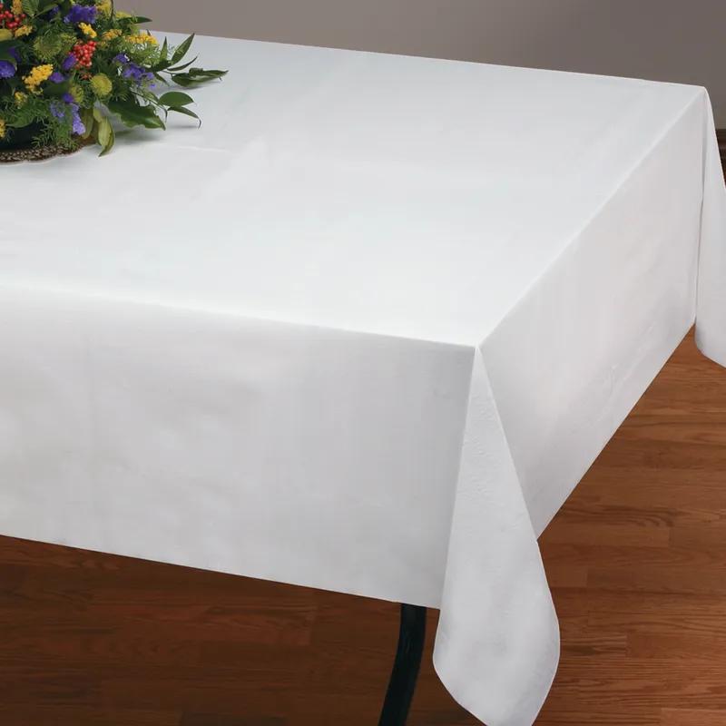 Linen-Like® Table Cover 50X108 IN Airlaid Paper White 24/Case