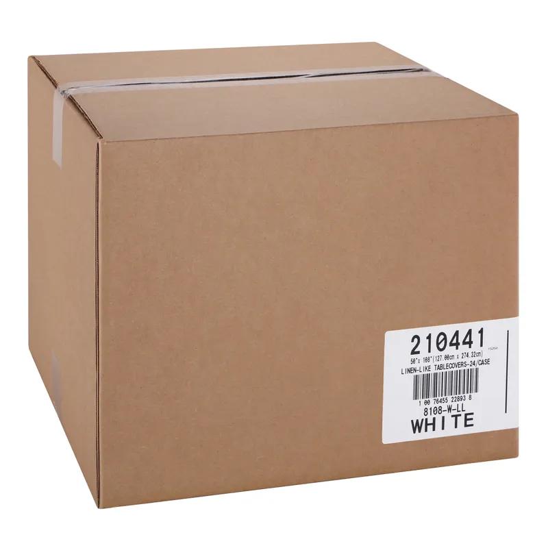 Linen-Like® Table Cover 50X108 IN Airlaid Paper White 24/Case