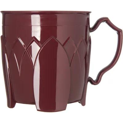 Dinex® Fenwick Cup Mug Insulated 8 OZ PP PE Cranberry 48/Case
