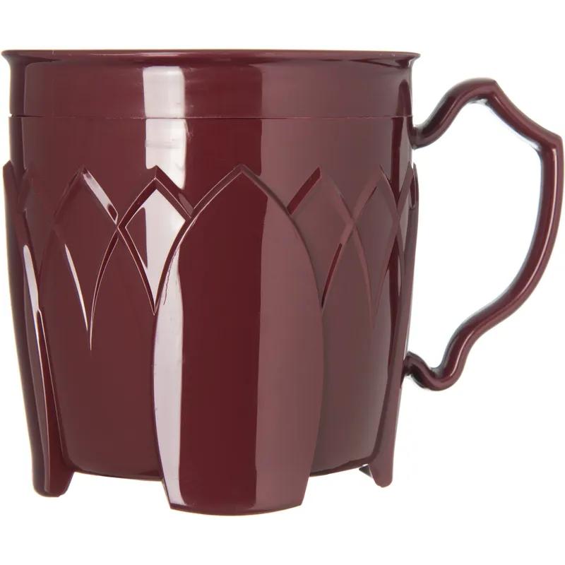 Dinex® Fenwick Mug 8 OZ PP PE Cranberry Mug Insulated 48/Case