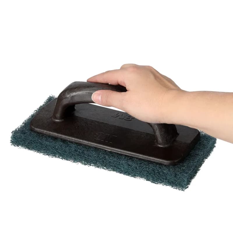 3M™ 8242 Scrubbing Pad 10X4.625 IN Medium Duty Blue Rectangle 10/Case