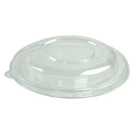 Lid High Dome 8.4X1.15 IN 1 Compartment PET Clear Round For 24-32-48 OZ Bowl Unhinged 300/Case