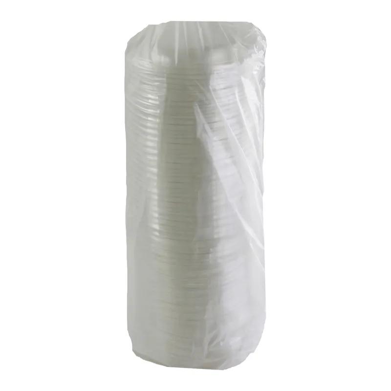 Lid High Dome 8.4X1.15 IN 1 Compartment PET Clear Round For 24-32-48 OZ Bowl Unhinged 300/Case