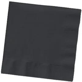BelleMarque Beverage Napkins 10X10 IN Black PCF 2PLY 1/4 Fold 2000/Case
