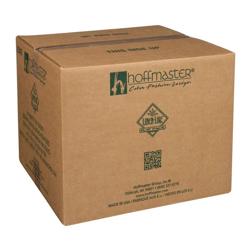 Linen-Like® Dinner Napkins 14.5X14.5 IN White Airlaid Paper Flat Pack 1000/Case