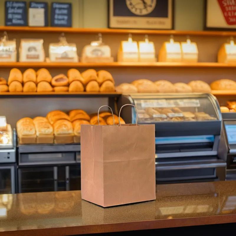 Victoria Bay Shopper Bag 12X9X15.75 IN Paper #81 Kraft Gusset 200/Case