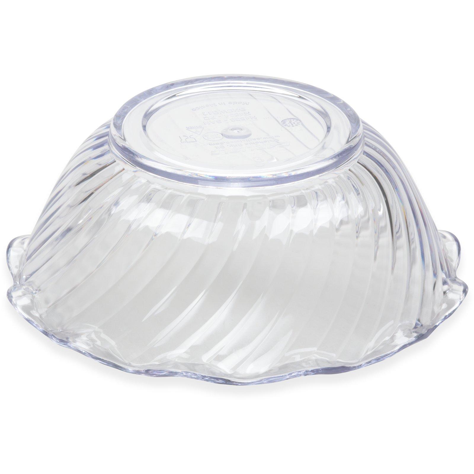Dinex® Bowl 13 OZ SAN Clear Petal & Tulip 48/Case