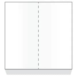 Dinex® Tray Ticket Printer Paper 8.5X11 IN White Paper Unprinted Laser Compatible 2000/Case