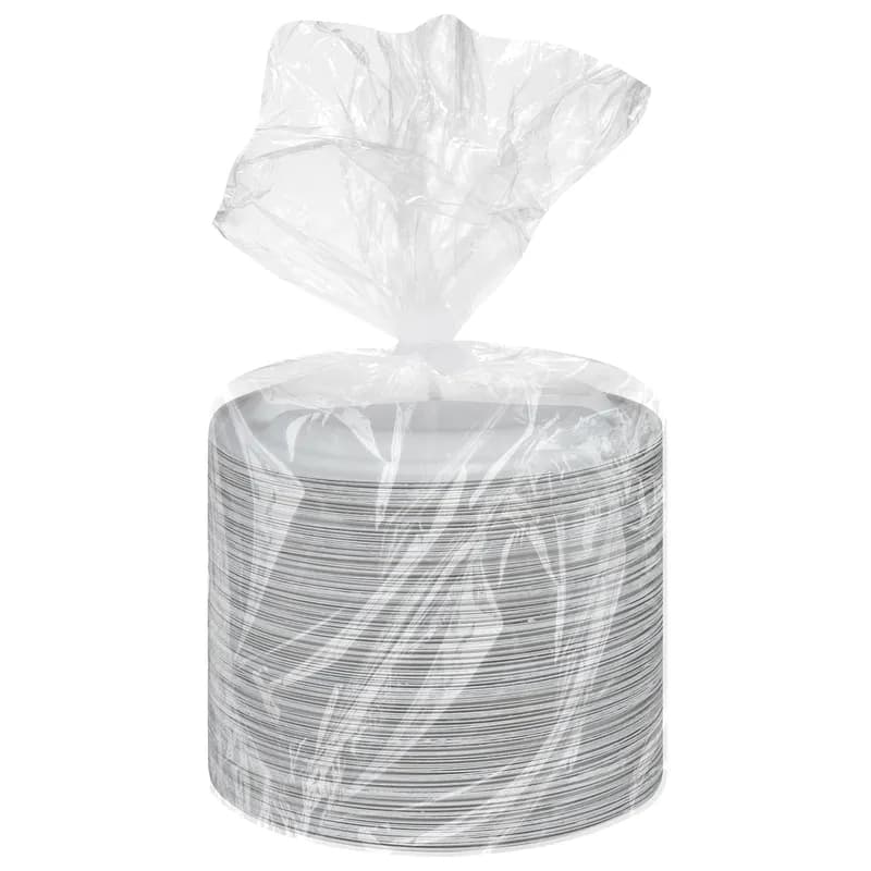 The Chinet Brand® Plate 9.25 IN 3 Compartment Molded Fiber White Round 500/Case