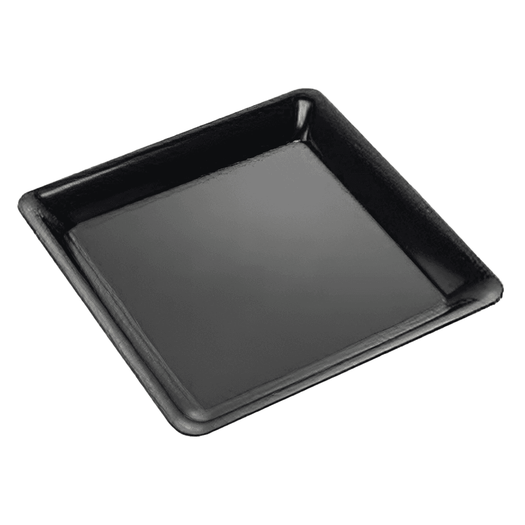 Serving Tray 18X18 IN Plastic Black Square 20/Case