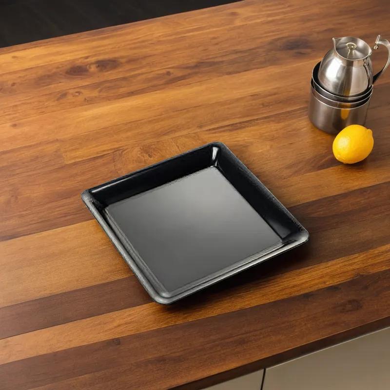 Serving Tray 18X18 IN Plastic Black Square 20/Case
