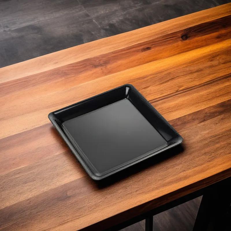 Serving Tray 18X18 IN Plastic Black Square 20/Case
