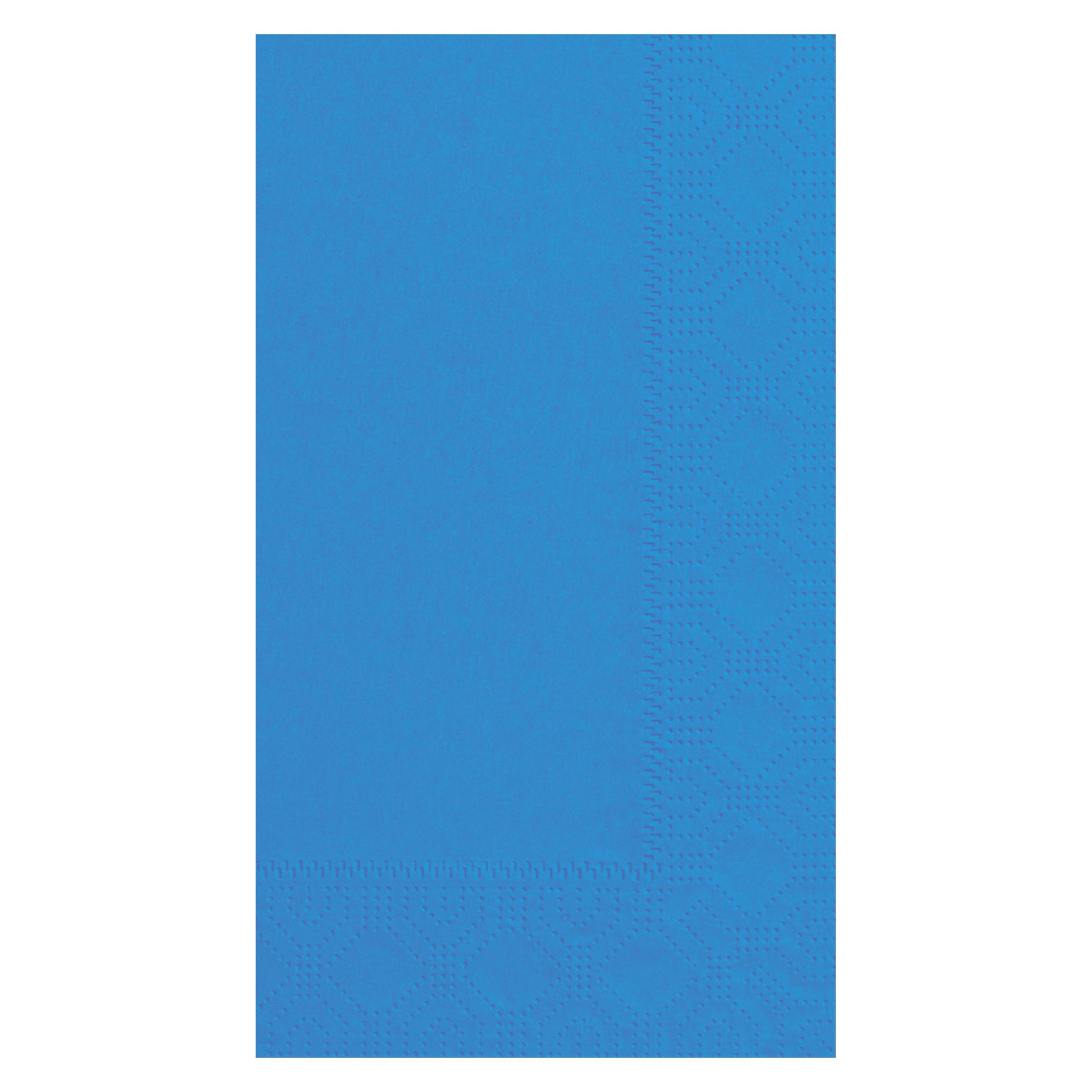 Dinner Napkins 17X15 IN Marina Blue 1/8 Fold 125 Count/Pack 8 Packs/Case 1000 Count/Case