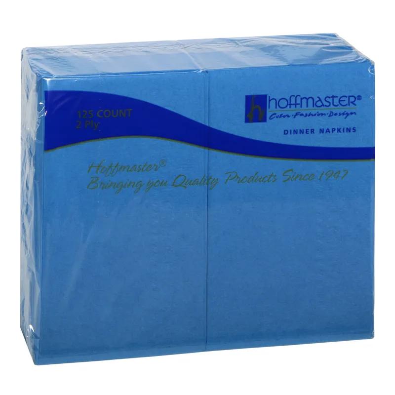 Dinner Napkins 17X15 IN Marina Blue 1/8 Fold 125 Count/Pack 8 Packs/Case 1000 Count/Case