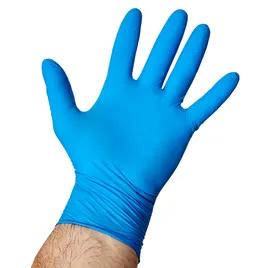 Victoria Bay General Purpose Gloves Medium (MED) Blue Vinyl Disposable Powder-Free 100 Count/Pack 10 Packs/Case