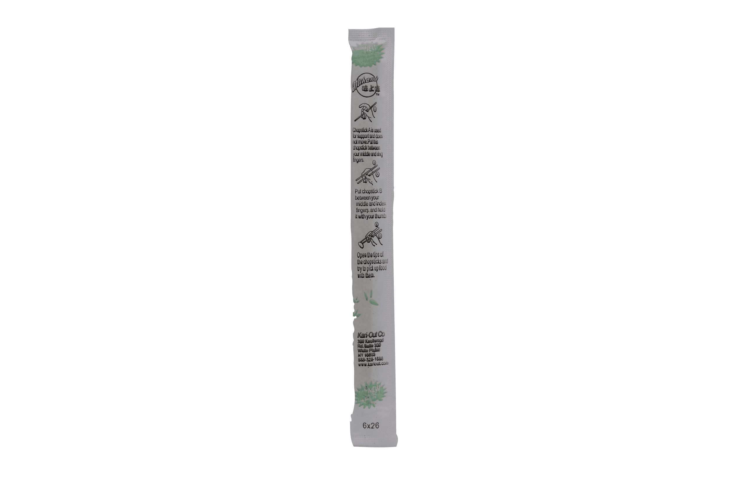Chopsticks 9 IN Bamboo White 1340/Case