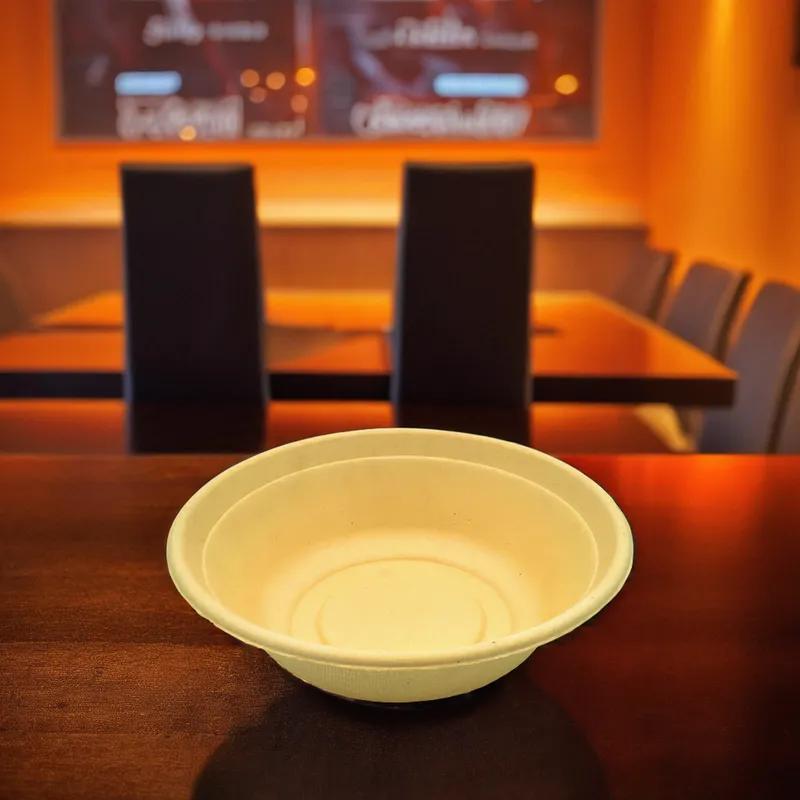 Bowl 32 OZ Pulp Fiber Natural Round 300/Case