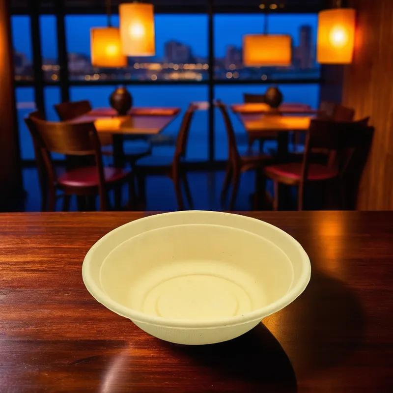 Bowl 32 OZ Pulp Fiber Natural Round 300/Case