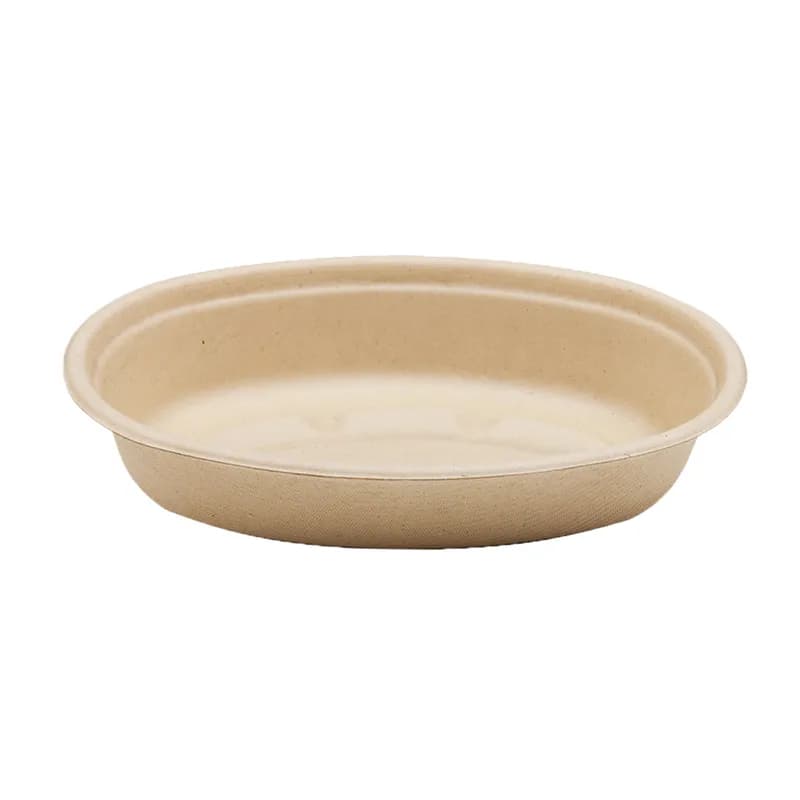 Burrito Bowl Small (SM) 18 OZ Pulp Fiber Oval 400/Case