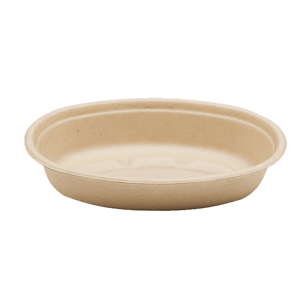 Burrito Bowl Small (SM) 18 OZ Pulp Fiber Oval 400/Case