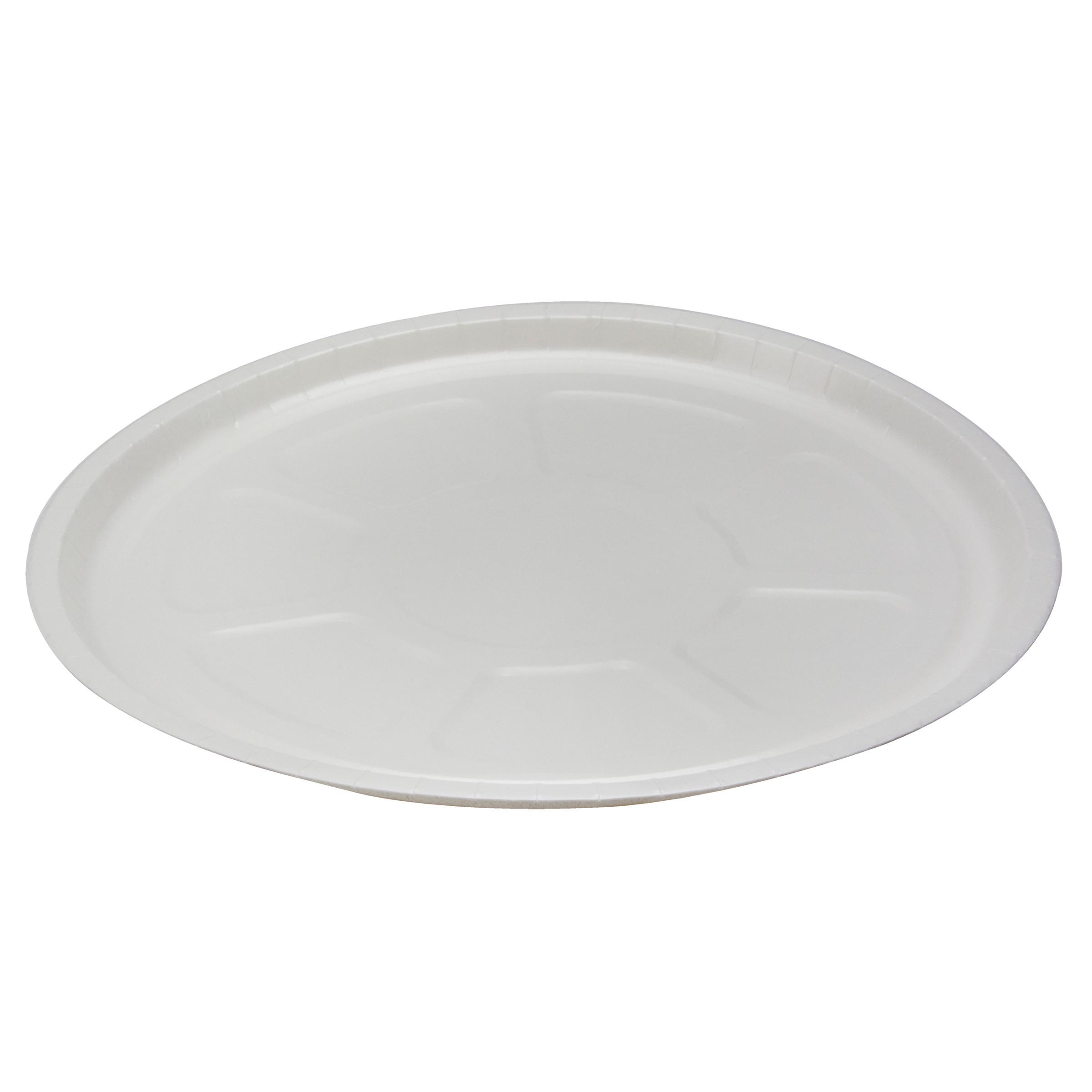 Pizza Pan & Tray Base 13.09375X0.59375 IN Paperboard White Brown Stoneware Round 250/Case