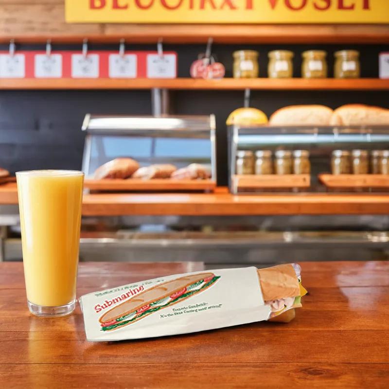 Hoagie & Sub Bag 4.5X2X14 IN Paper 1000/Case