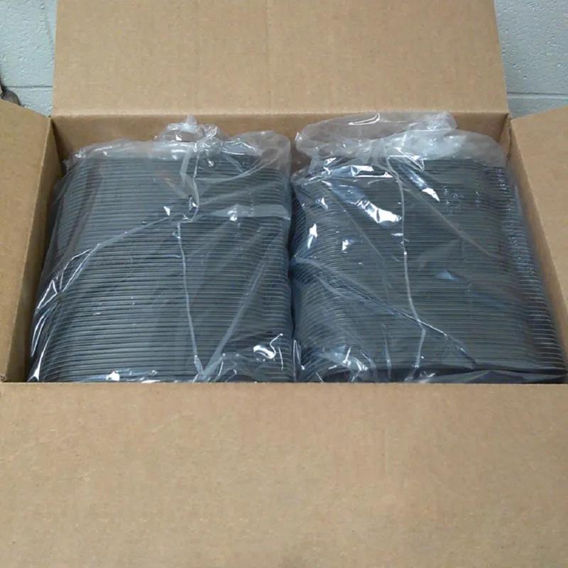 Culinary Squares® Take-Out Container Base PP Black Square Microwave Safe 300/Case