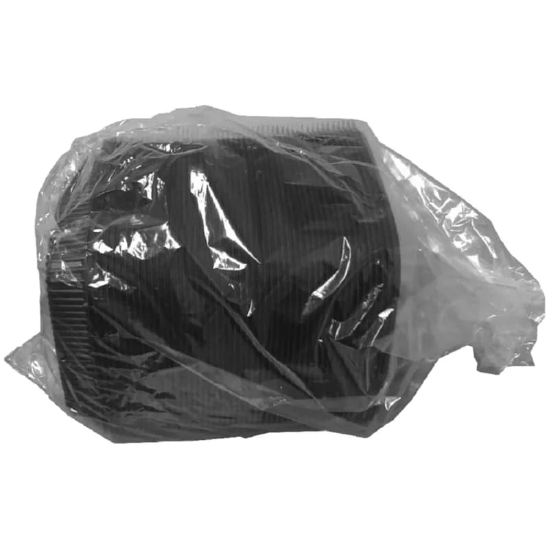 Culinary Squares® Take-Out Container Base PP Black Square Microwave Safe 300/Case