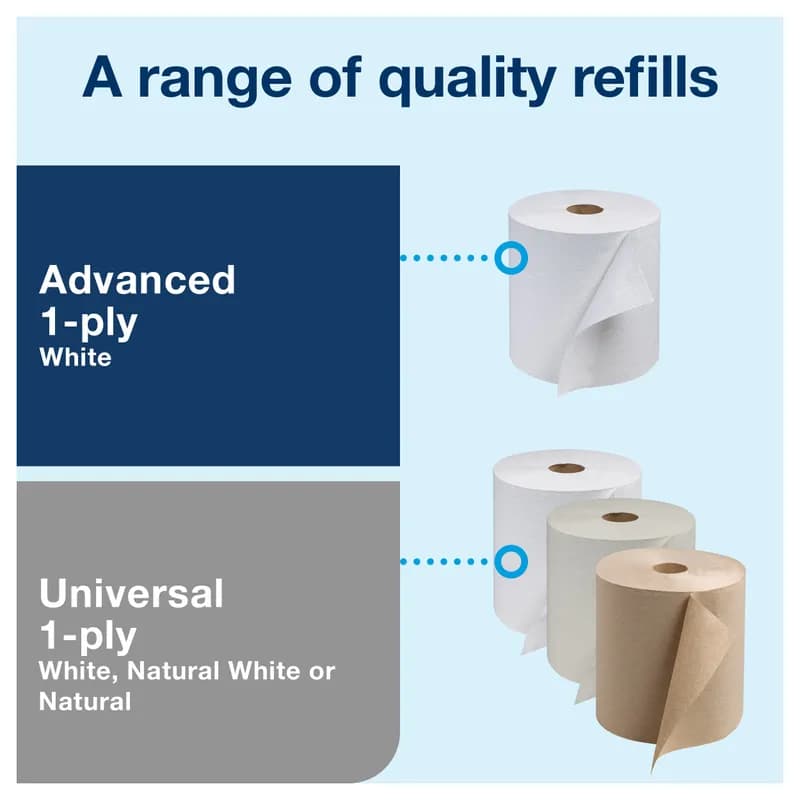 Tork Paper Towel Dispenser H21 9.12X11.78X14.39 IN Plastic Smoke Electronic Automatic 1/Each