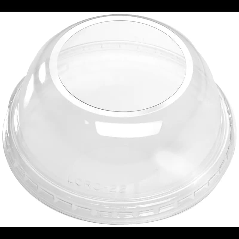 Lid Dome PET Clear For Cold Cup With Hole 1000/Case
